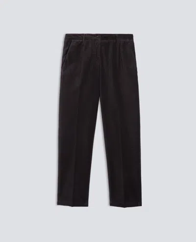 Aspesi Velvet Trousers In Black