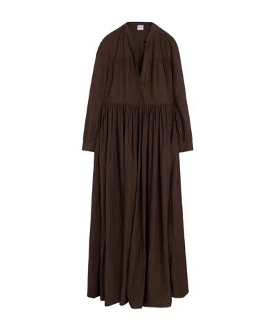 ASPESI ASPESI GATHERED MIDI DRESS