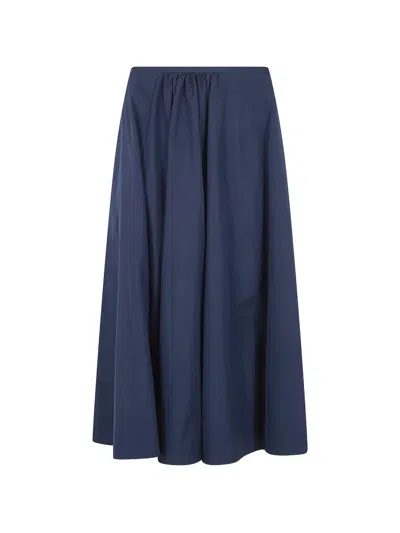 Aspesi Gathered Skirt In Blue