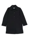Aspesi Buttoned Coat In Black