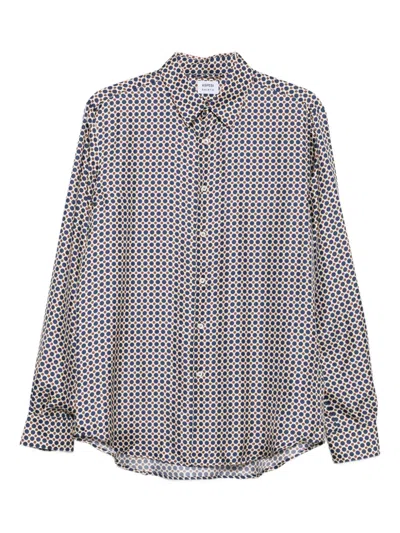 ASPESI GEOMETRIC-PRINT SILK SHIRT