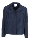 Aspesi Lined Technical Jacket In Blue