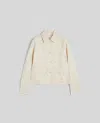 Aspesi Giacca In Jacquard Lurex - Naturale In Naturale