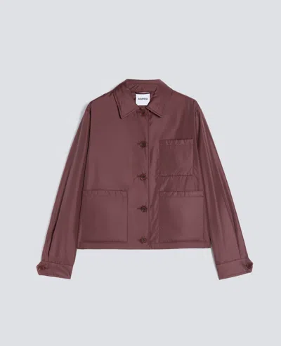 Aspesi Giacca In Nylon In Pink