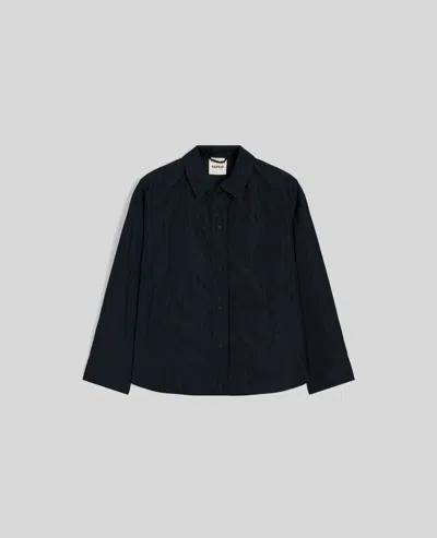 Aspesi Giacca In Tessuto Tecnico - Blu Black
