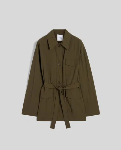 Aspesi Giacca Kaloni In Tela Di Nylon - Militare