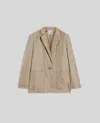 Aspesi Giacca Roti In Nylon - Beige In Beige