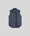 Aspesi Gilet Dot - Navy In Navy