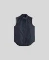 Aspesi Gilet Dot In Blue