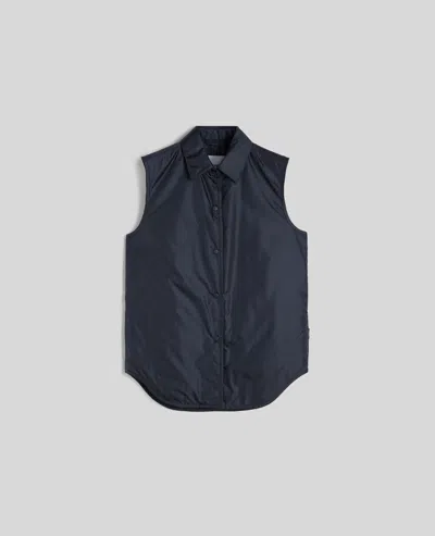 Aspesi Gilet Dot In Blue