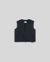 Aspesi Gilet In Nylon Bi Stretch Idrorepellente - Navy In Navy