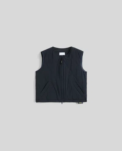 Aspesi Gilet In Nylon Bi Stretch Idrorepellente - Navy