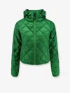 Aspesi Ginger Nylon Down Jacket In Green