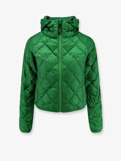 Aspesi Ginger Nylon Down Jacket In Green