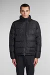 Aspesi Giub. Pocoelastico Puffer In Black Polyamide In Black