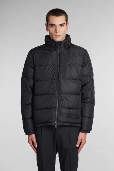 Aspesi Giub. Pocoelastico Puffer In Black Polyamide