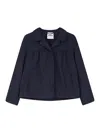 Aspesi Efemera Nylon Jacket Collared Long Sleeves In Blue