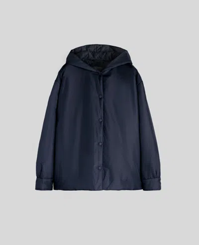 Aspesi Giubbotto Beth Con Cappuccio - Navy In Blue