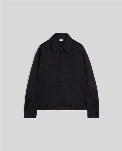 Aspesi Giubbotto In Jacquard Di Cotone - Navy