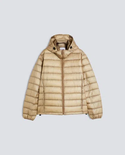 Aspesi Giubbotto In Nylon Imbottitito In Piuma - Sand In Neutral