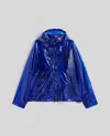 Aspesi Giubbotto In Organza Di Poliestere - Bluette In Bluette