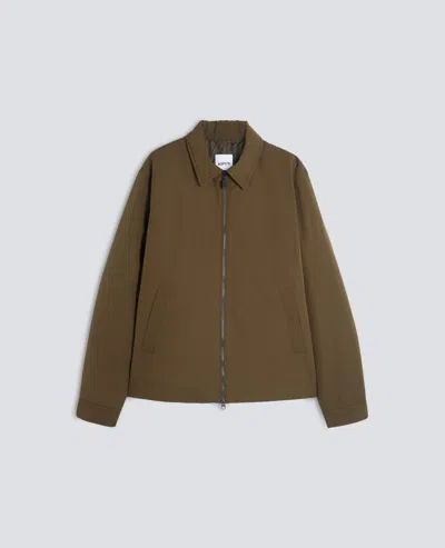 Aspesi Giubbotto In Tela Di Misto Cotone - Military In Brown
