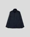 Aspesi Mini Field High-neck Zip-up Jacket In Navy
