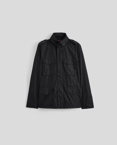 Aspesi Giubbotto Mini Field Vento In Nylon - Nero