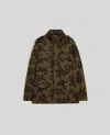 Aspesi Floral-print Blazer In Fiore Militare