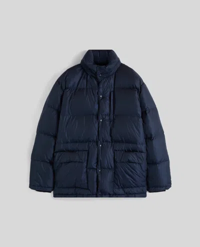 Aspesi Man Puffer Midnight Blue Size L Polyamide, Polyester, Elastane