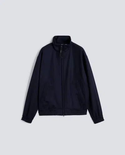 Aspesi Giubbotto Stanton In Twill Di Lana - Navy In Blue