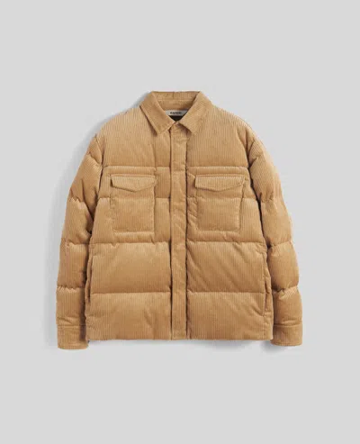 Aspesi Giubbotto Willis In Velluto A Coste - Cammello In Brown