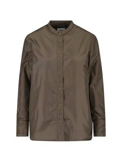 ASPESI GLUE BAND-COLLAR SHIRT