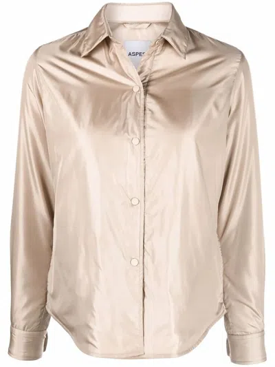 Aspesi Giacca Camicia Glue - Beige