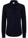 Aspesi Glue Light Shirt In Black Navy