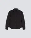 Aspesi Glue Limited Edition Shirt Jacket In Black