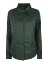Aspesi Pointed-collar Button-up Shirt In Green