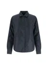 Aspesi Collared Jacket With Button Cuffs And Pockets In Blue