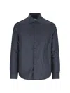 Aspesi Glue Shirt Jacket In Navy