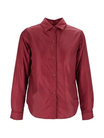 Aspesi Glue Shirt Jacket In Red