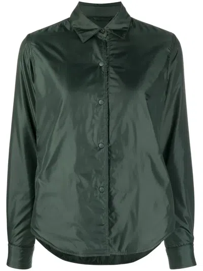 Aspesi "glue" Shirt With Log In Green