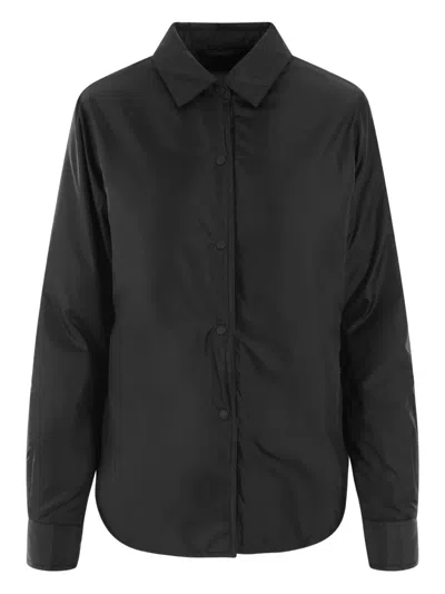 Aspesi "glue" Shirt With Log In Black
