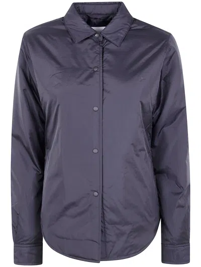 Aspesi "glue" Shirt With Log In Blue