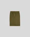 Aspesi Gonna A Tubino In Gabardina Di Cotone E Lino - Militare In Militare