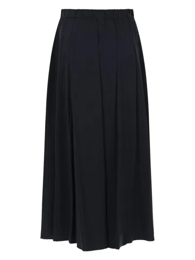 Aspesi Gonna In Popeline Di Cotone E Nylon Stretch In Blue
