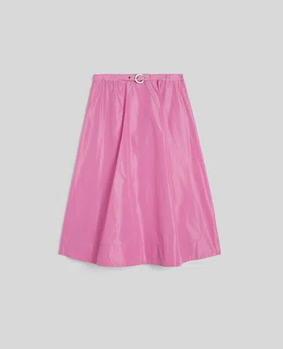 Aspesi Pleated Skirt In Rosa