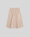 Aspesi A-line Midi Skirt In Sabbia