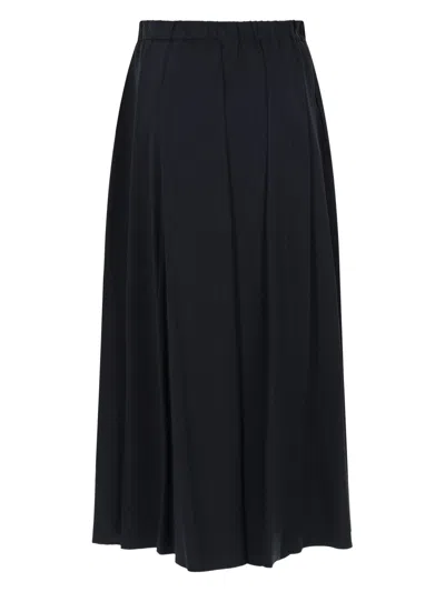 Aspesi Elasticated-waistband Skirt In Black