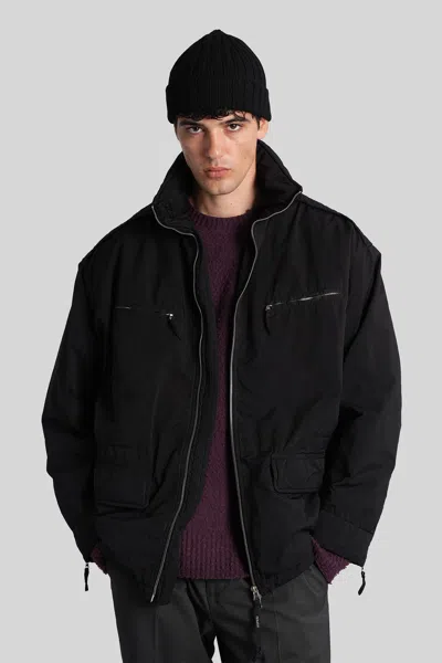 Aspesi Gravel Casual Jacket In Black Polyester