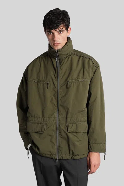 Aspesi Gravel Casual Jacket In Green Polyester